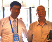 2011创普论坛代文新副主任与郭应禄院士合影